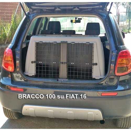 Trasportino auto in plastica per cani Bracco 100