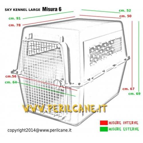 Trasportino misura 6 Sky Kennel Petmate