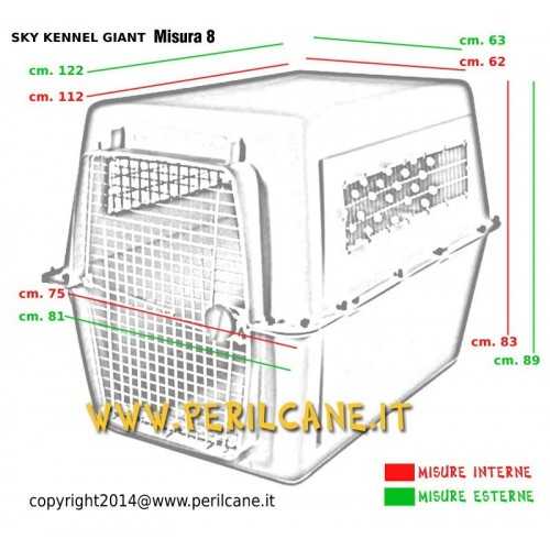 Trasportino misura 8 Sky Kennel XXL Petmate misure