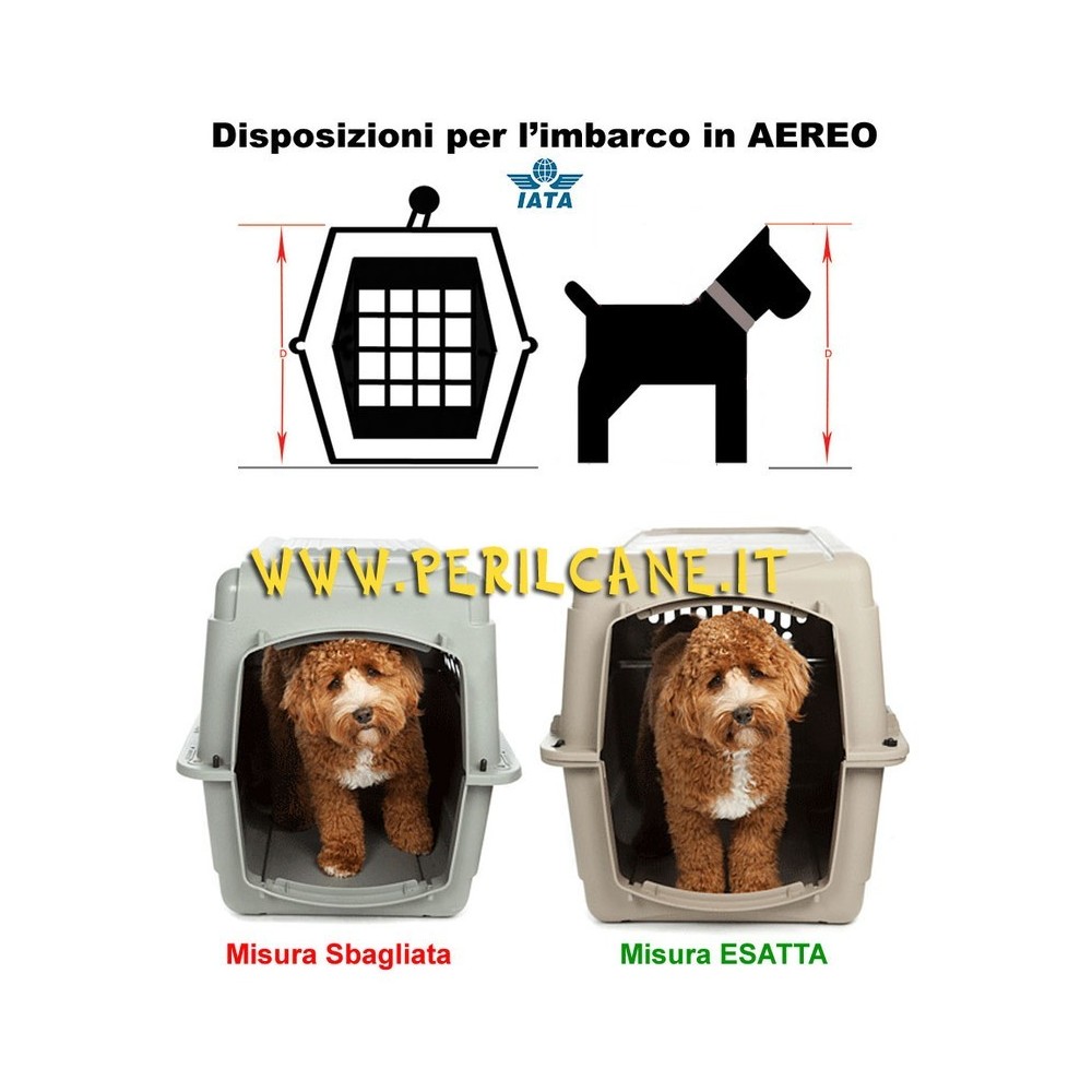 Trasportino Sky Kennel Petmate per cani in aereo