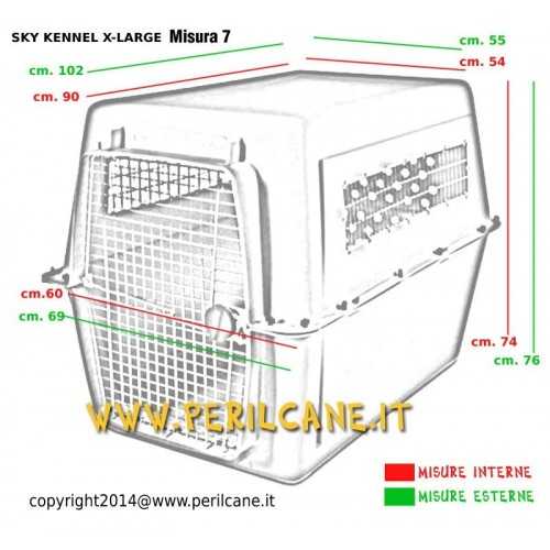 Trasportino misura 7 Sky Kennel Petmate