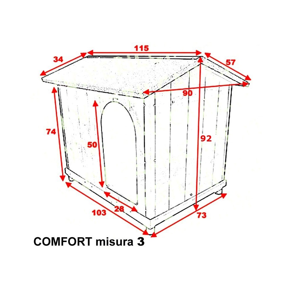 Cuccia Riscaldata Comfort 3 taglia grande per  Pastore Tedesco, Labrador, Dobermann, Golden Retrivier