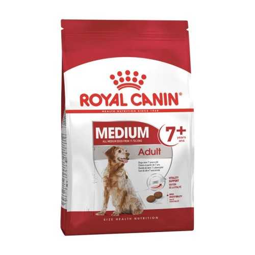 Royal Canin Medium Adult +7 anni  - Confezione da Kg. 15