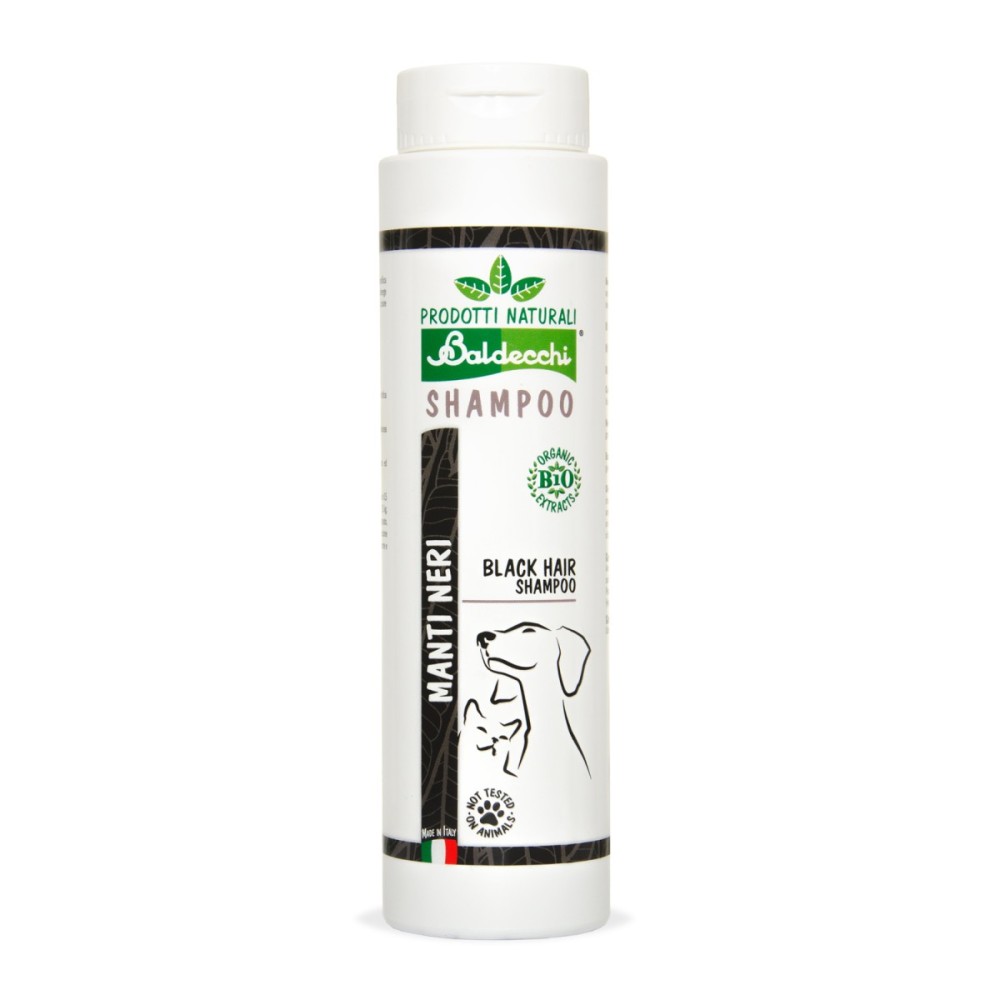 Shampoo Baldecchi manti neri professionale per cani - ml. 250